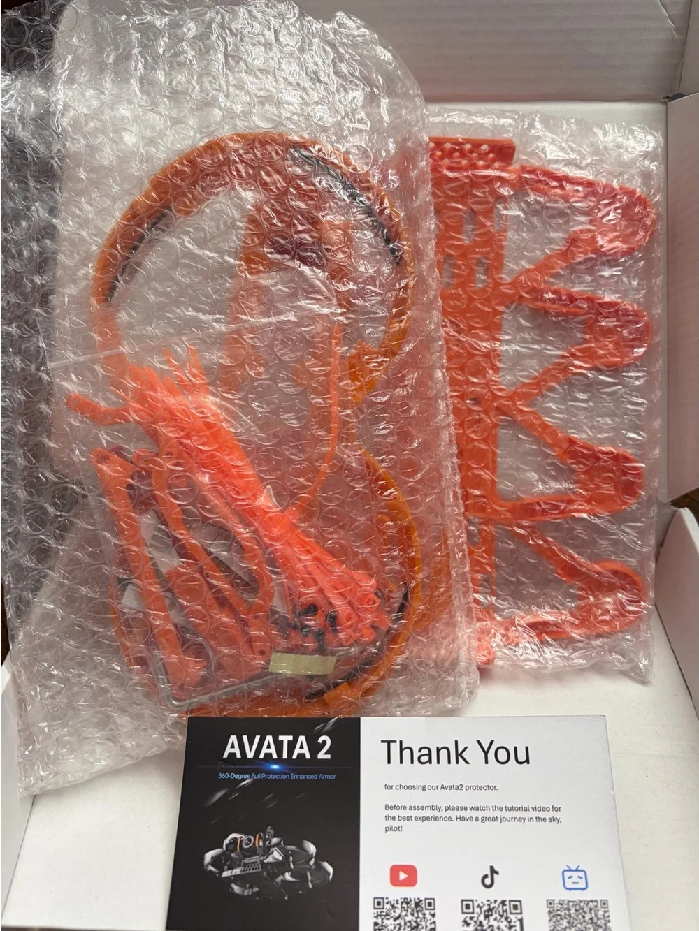 DJI Avata 2 360° Full Protection Enhanced Armor Kit - Orange